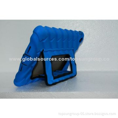Silicone Cases for iPad Air, Mini, Tyre Pattern with Stent, OEM Orders Welcomed